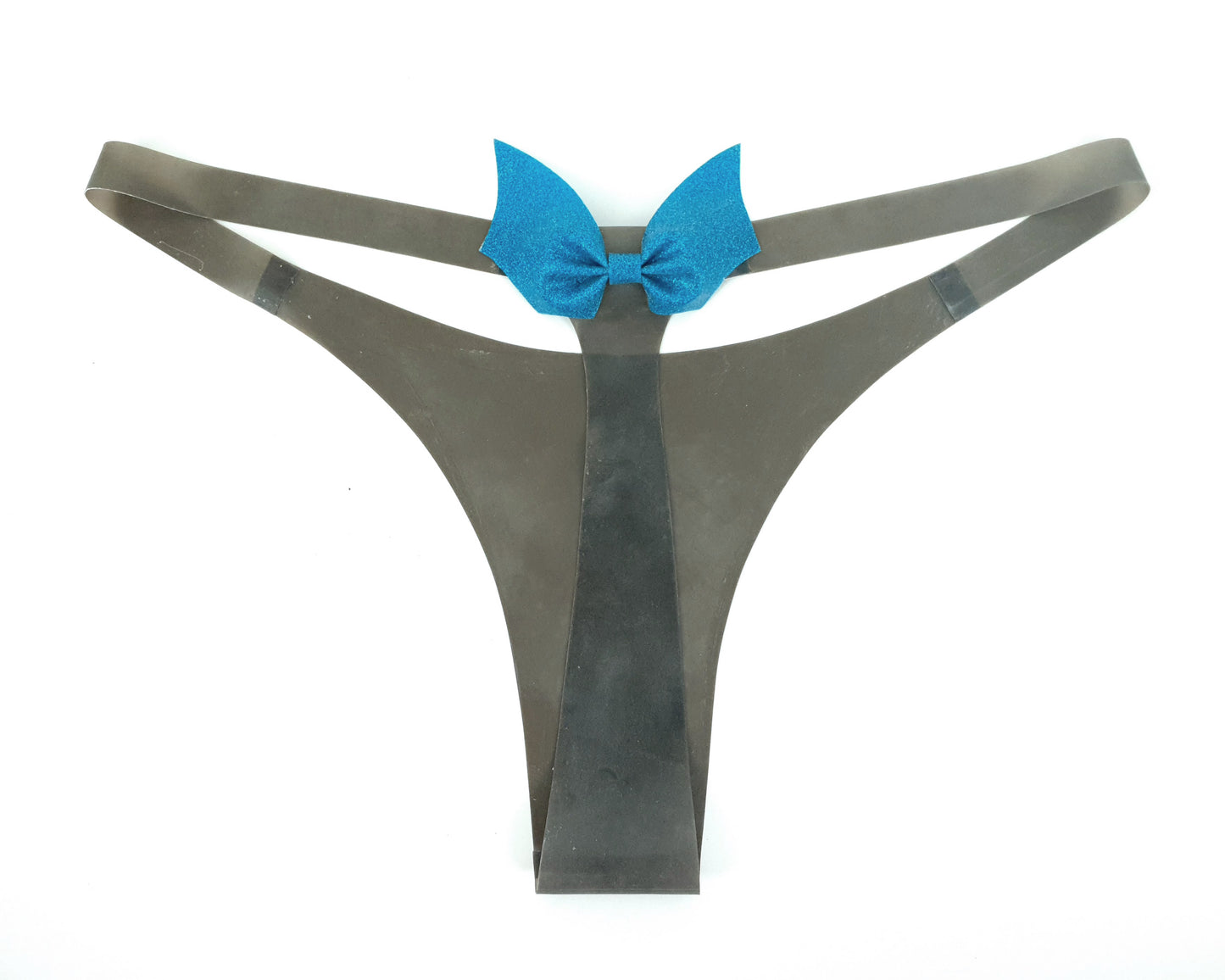Latex thong with bat bow - Lottielatex