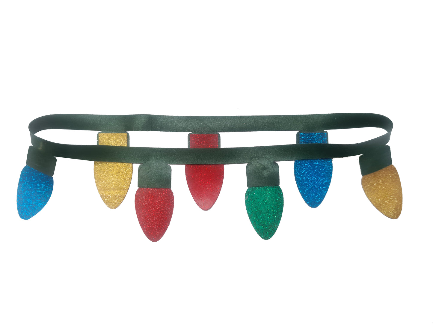 Latex Christmas lights garland choker necklace - Lottielatex