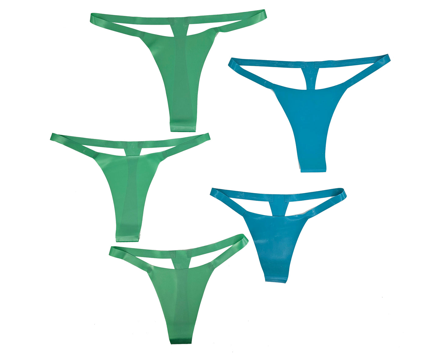 READY TO SHIP Sizes XS to XL Latex bandeau top and thong set - Lottielatex