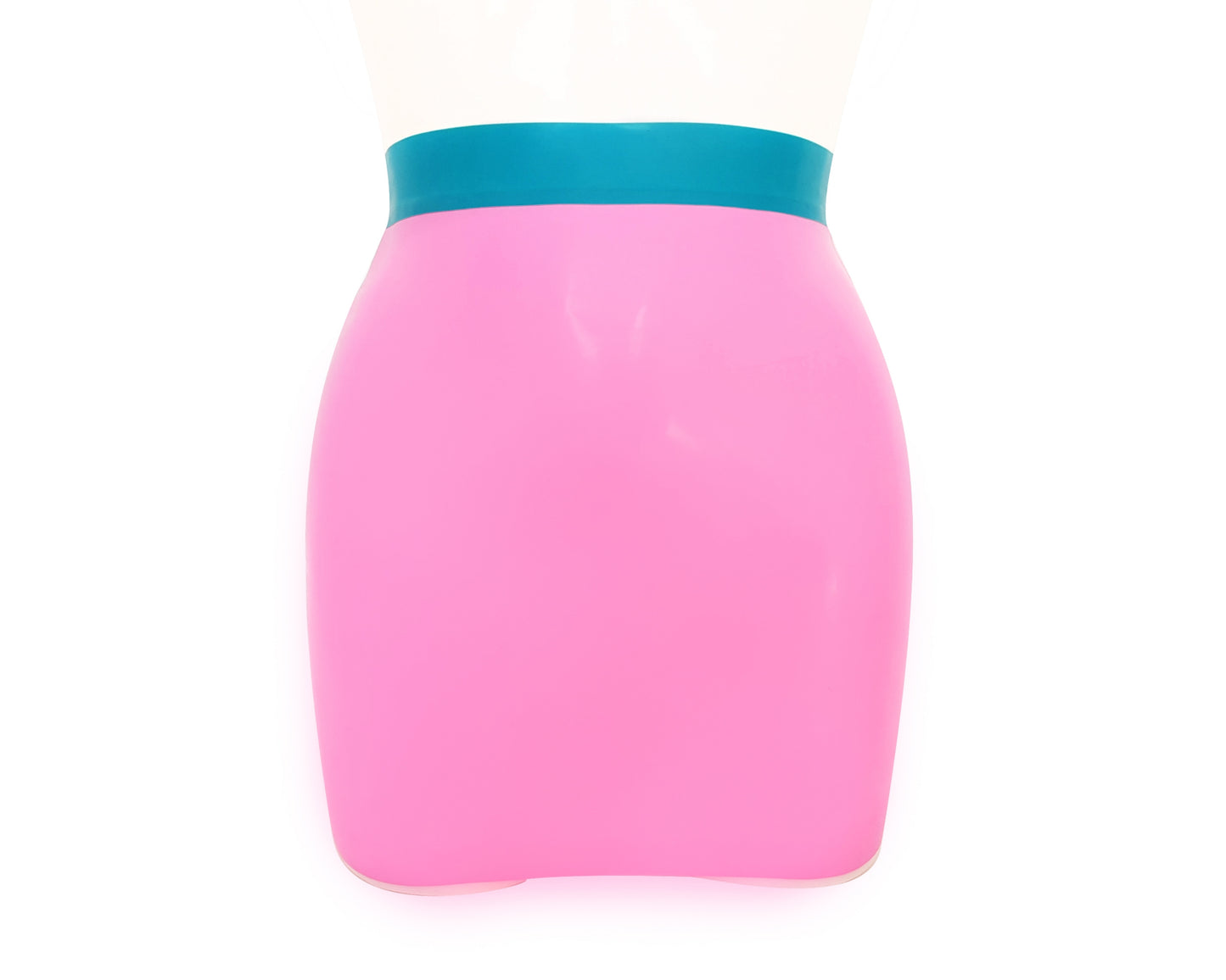 Glitter/pattern latex mini skirt - Lottielatex