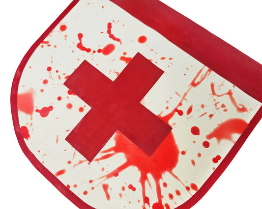 Latex nurse cross bloodsplatter apron LIMITED!