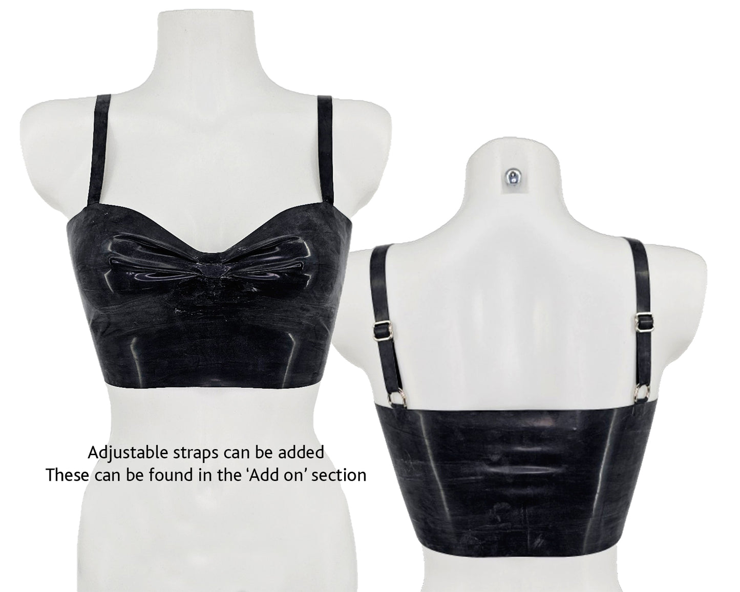 Halloween latex bandeau top - Lottielatex