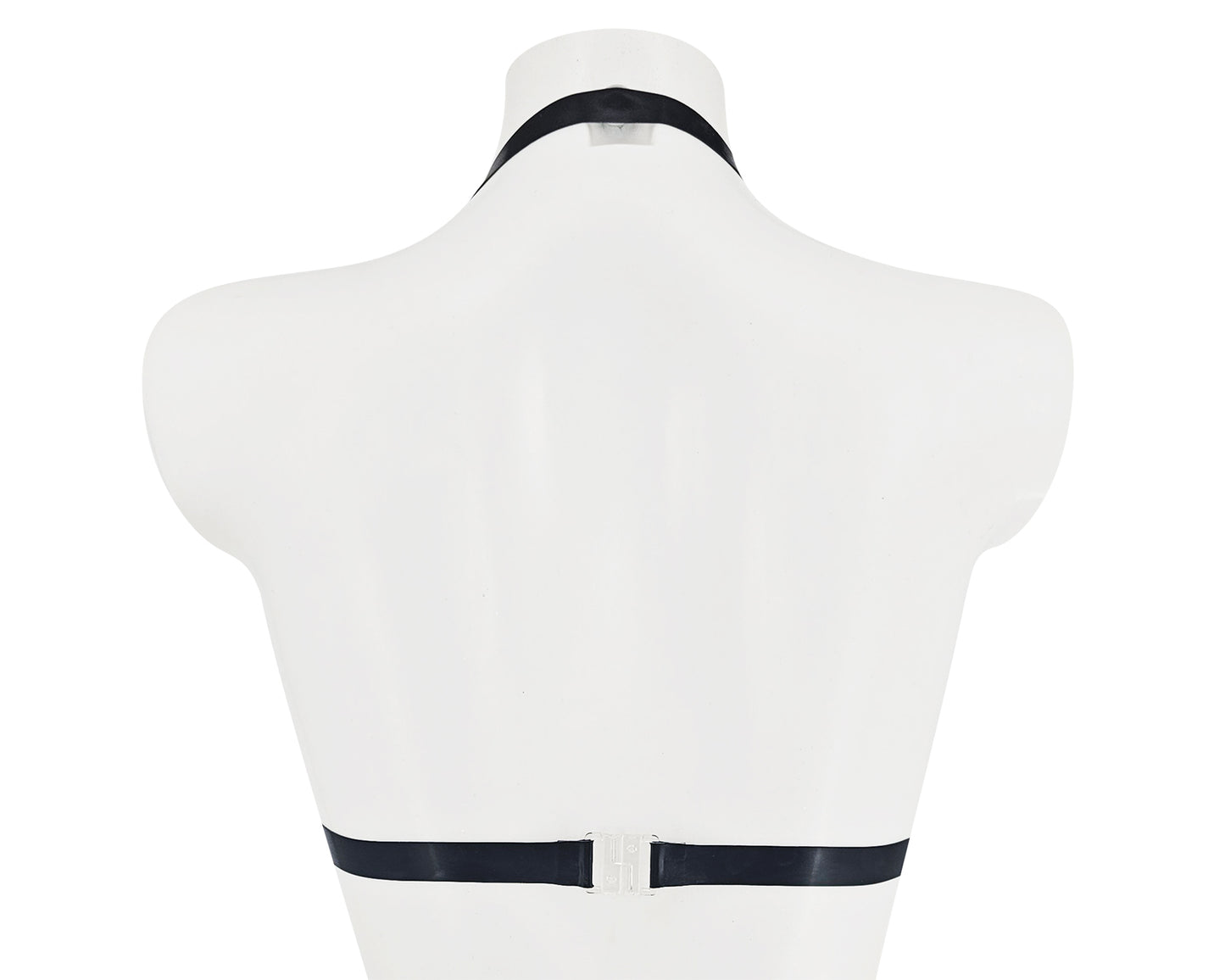 Lasercut latex lace halter bikini top - Lottielatex