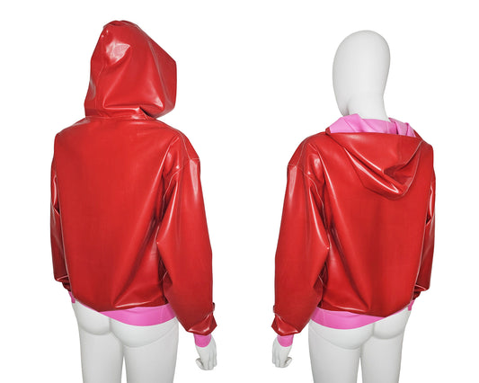 Latex hoodie with front pocket - Lottielatex