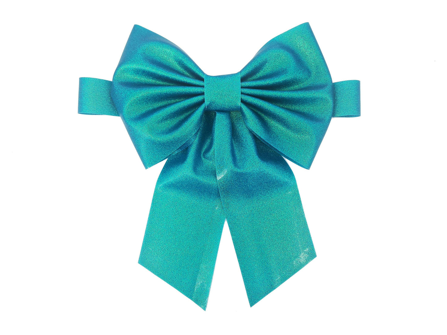 Glitter/pattern latex big bow belt