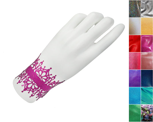 Glitter latex lace bracelet - Lottielatex