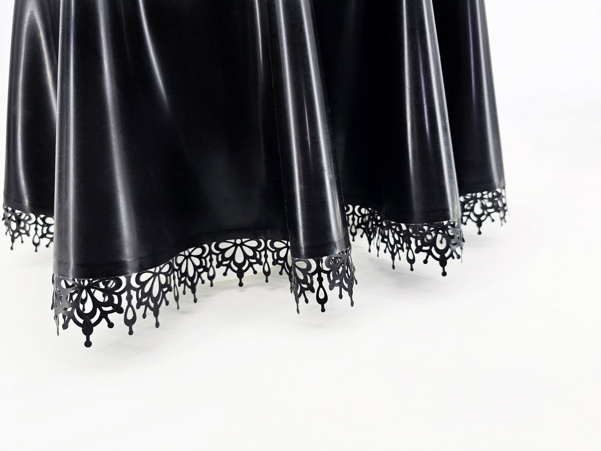 Latex lace trim add on for skater skirt/dress - Lottielatex