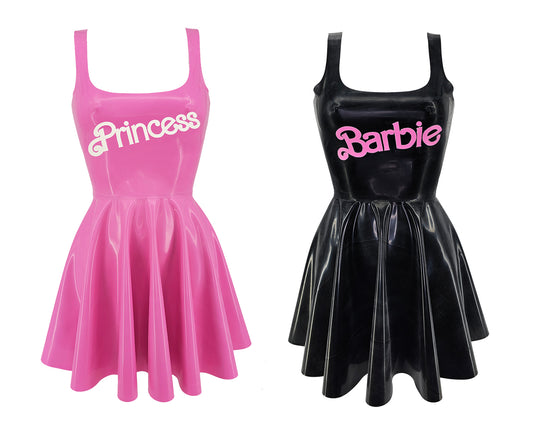 Latex Barbie / Princess skater dress - Lottielatex