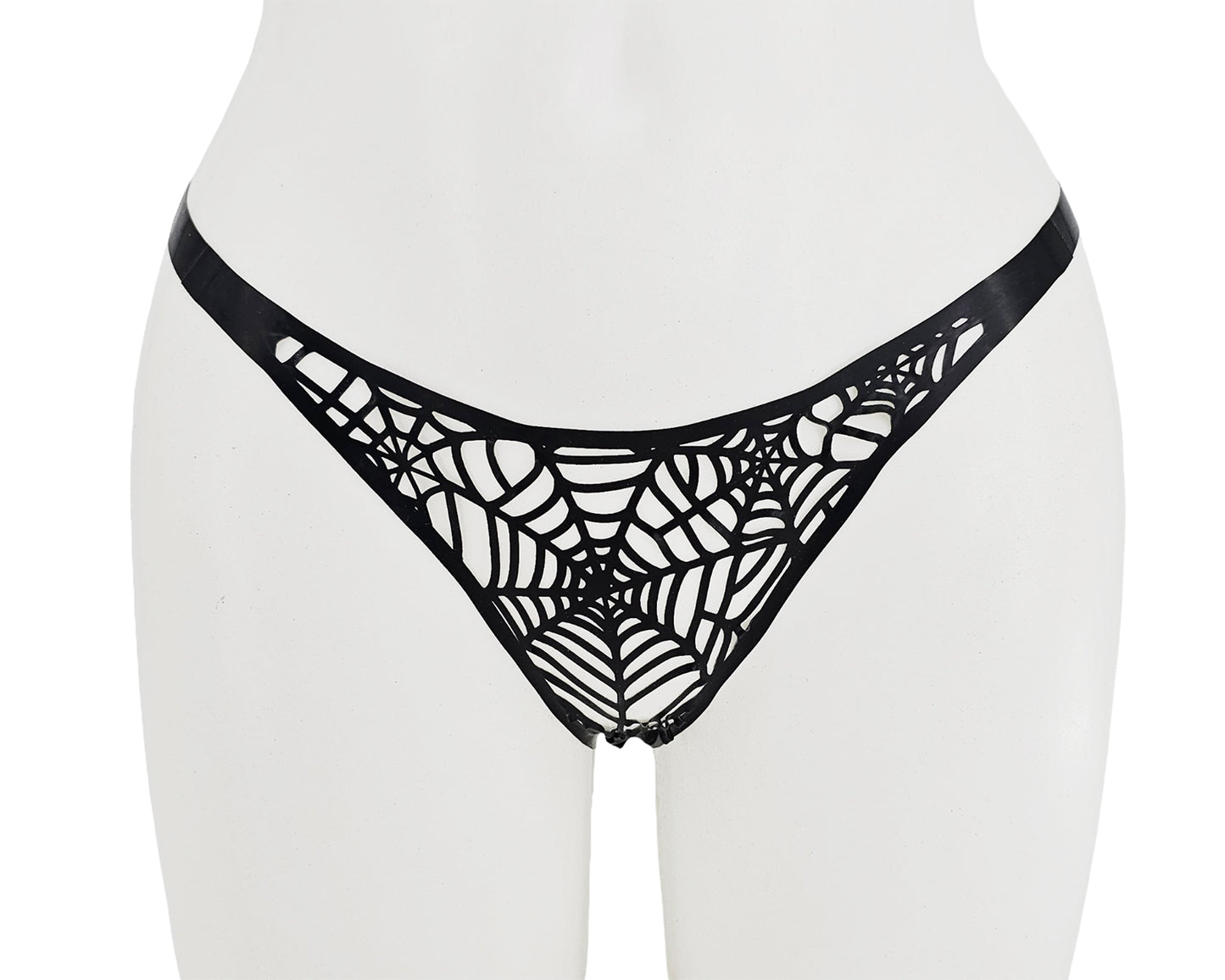 String résille en latex découpé au laser