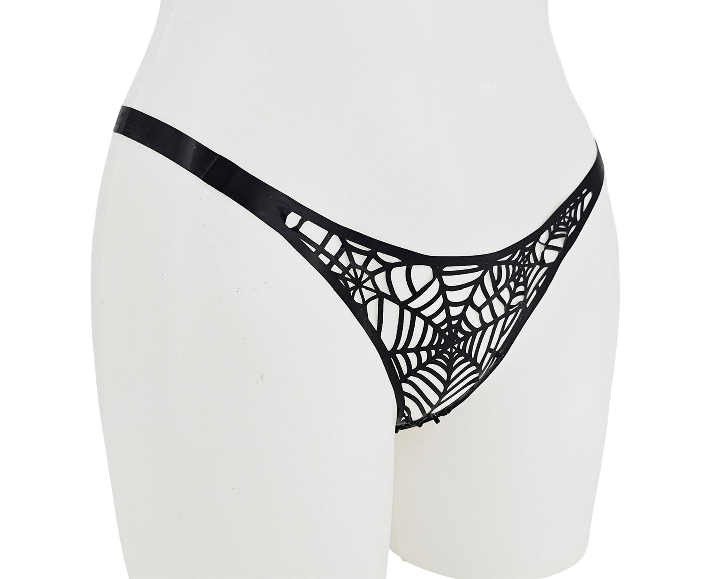 String résille en latex découpé au laser