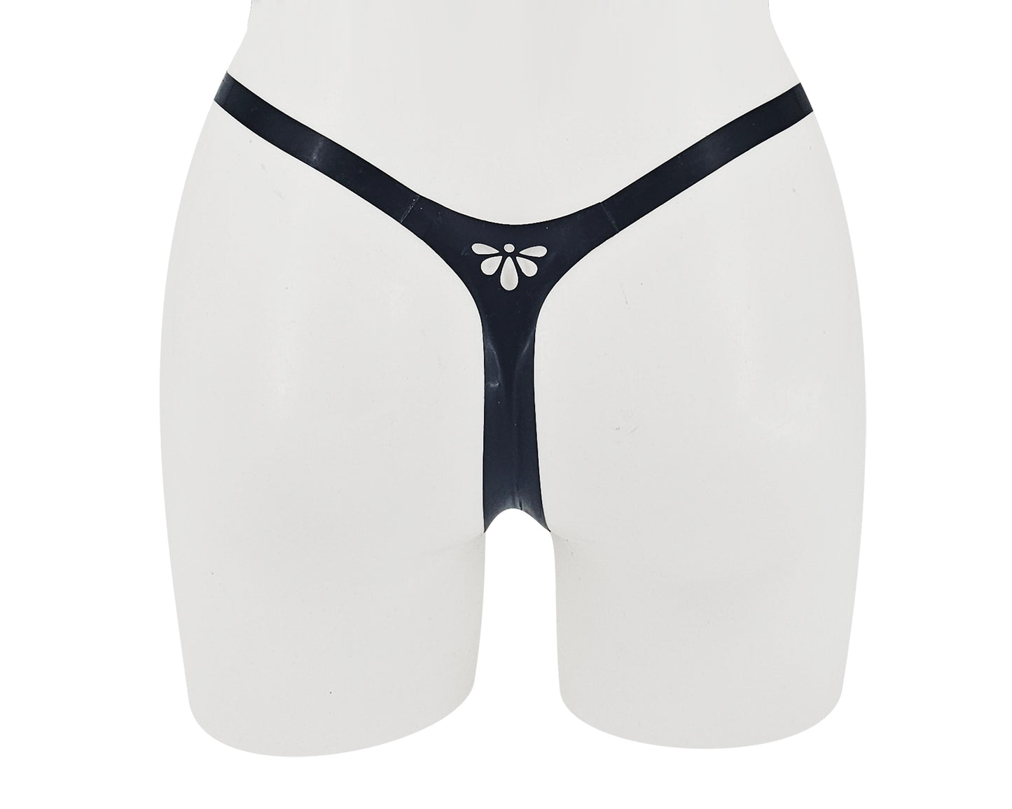 Latex lace thong - Lottielatex