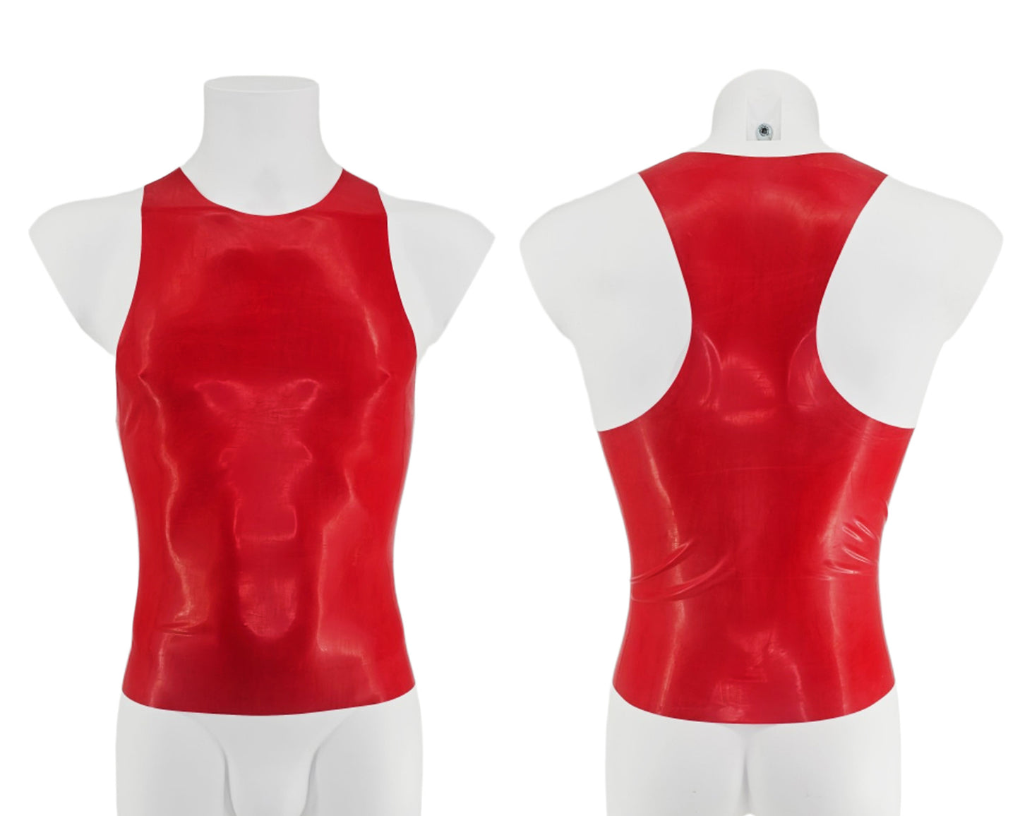 SAMPLE SALE SIZE M Men's tank top with racer back - Lottielatex