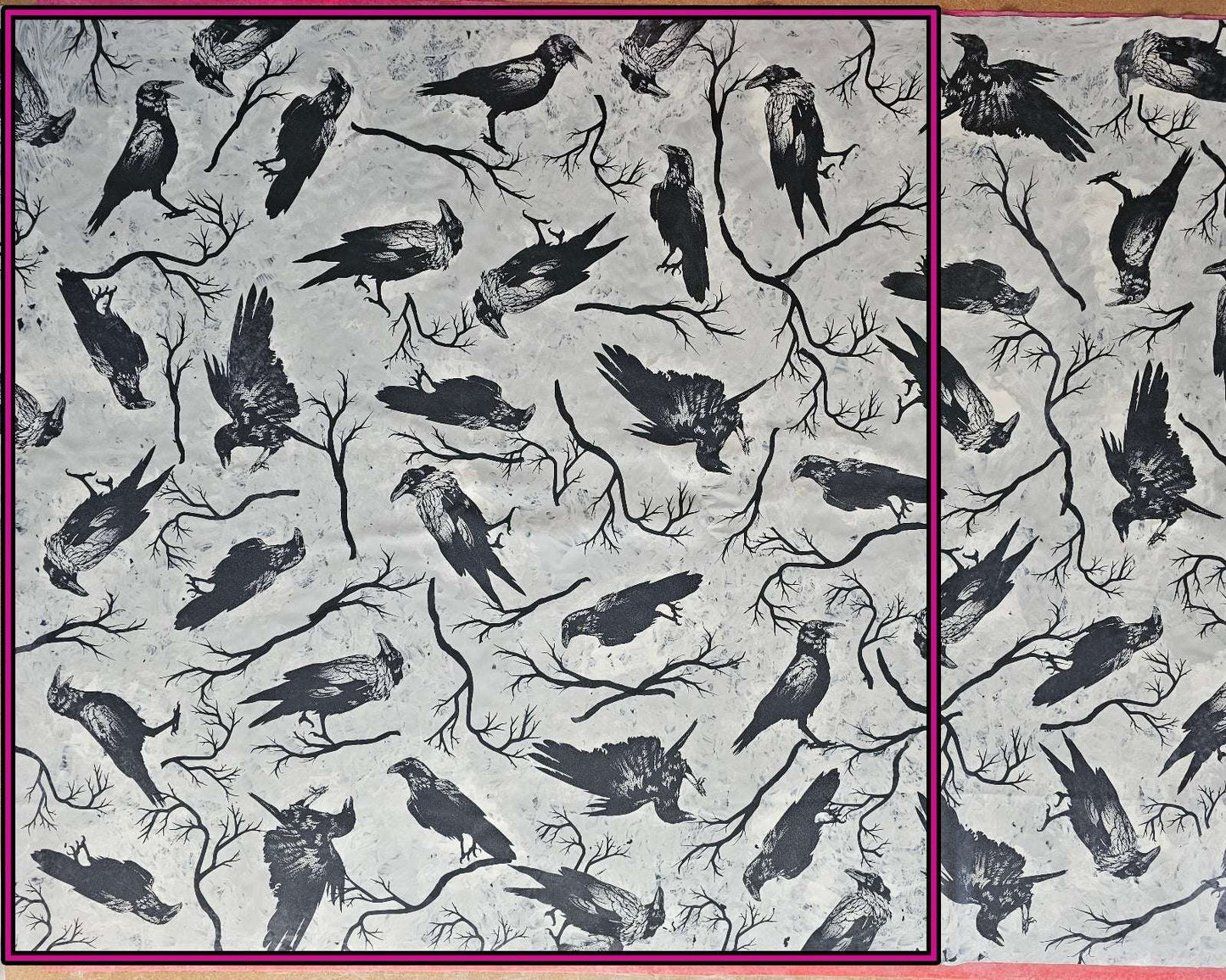 LIMITED EDITION! Crow latex replacement for skater skirt/dress or bodycon dress