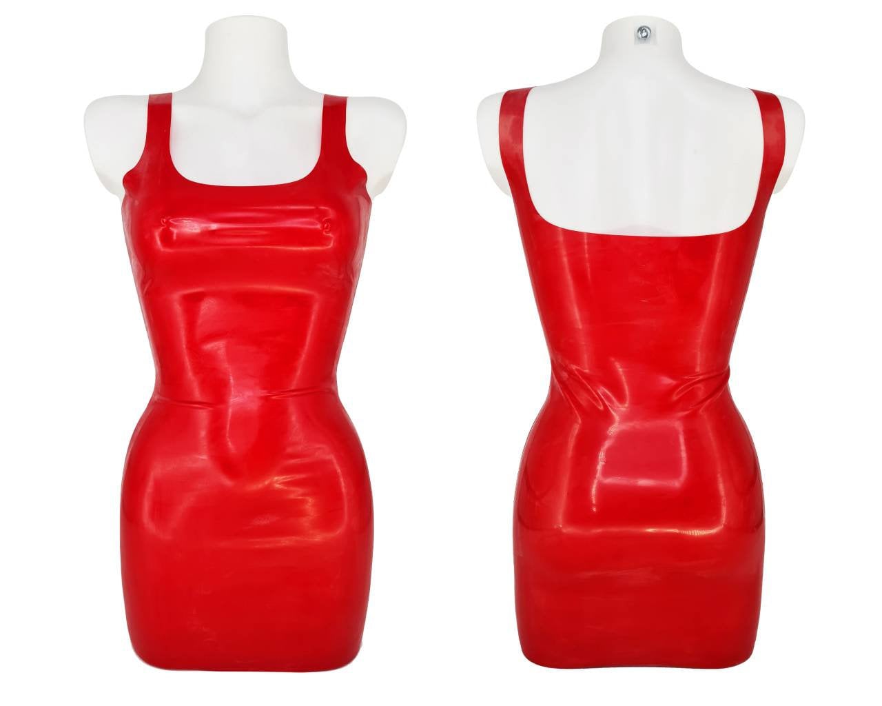 Latex vest mini dress - Lottielatex