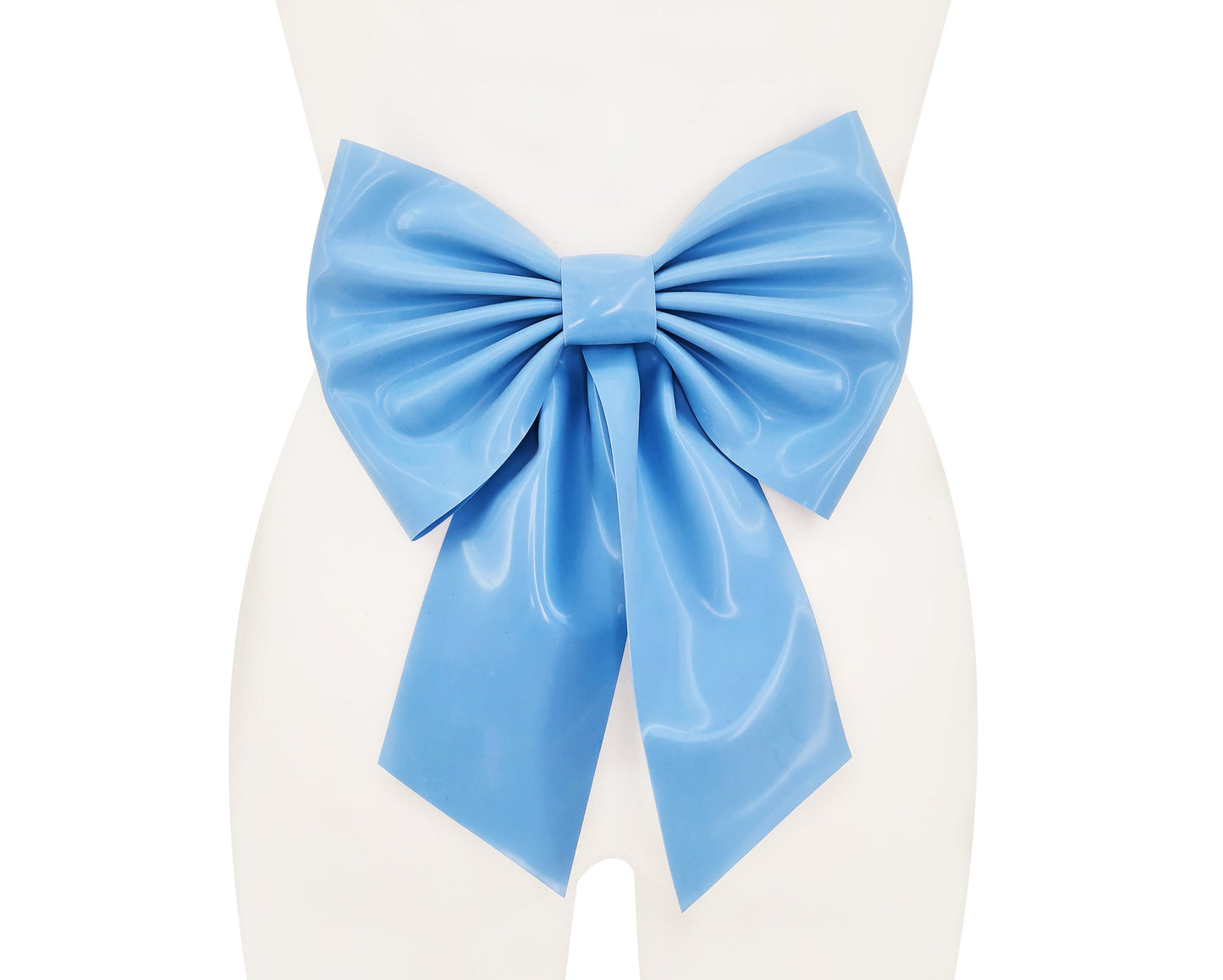 Latex big bow belt - Lottielatex