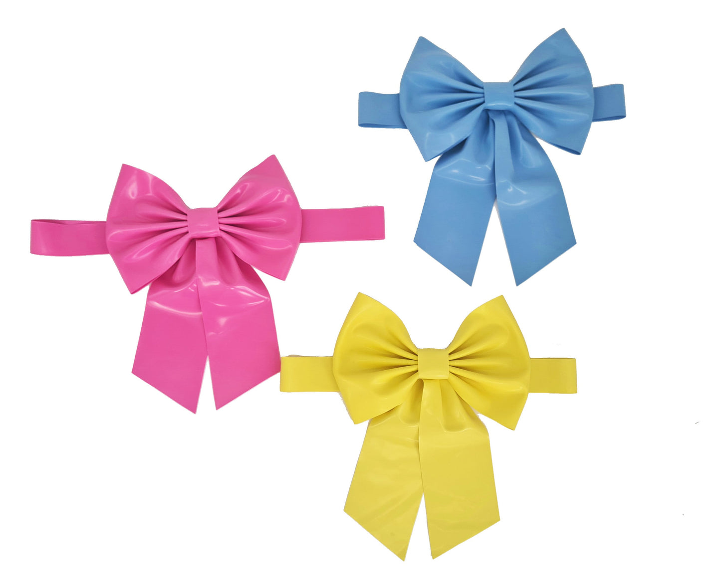 Latex big bow belt - Lottielatex