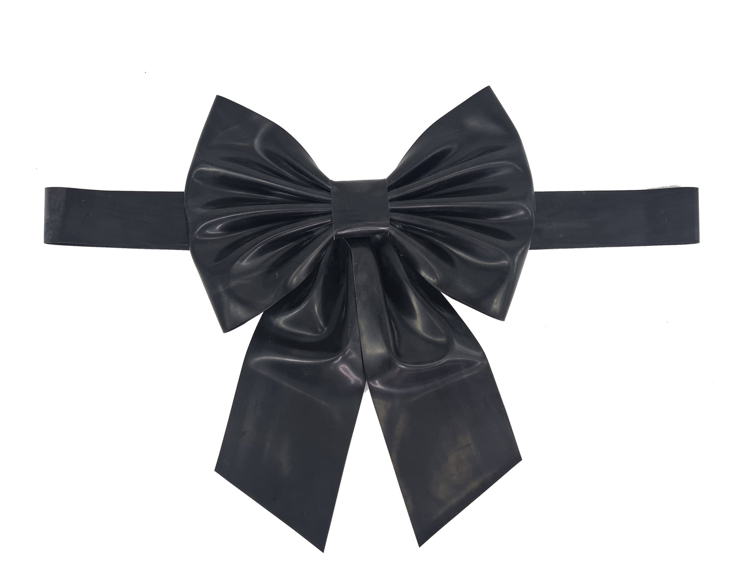 Latex big bow belt - Lottielatex