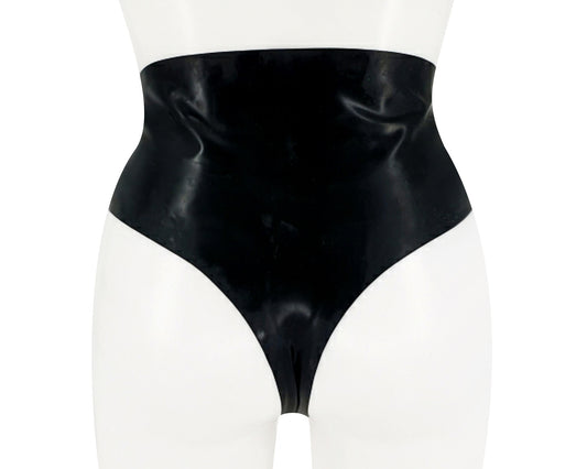 Latex highwaist thong - Lottielatex