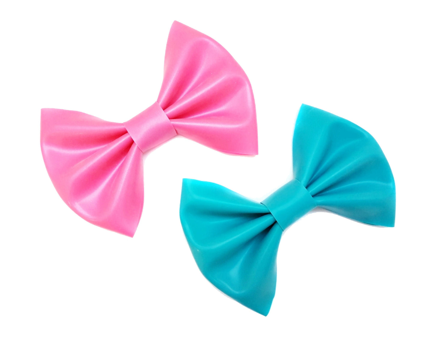 Latex hair bow clip - Lottielatex