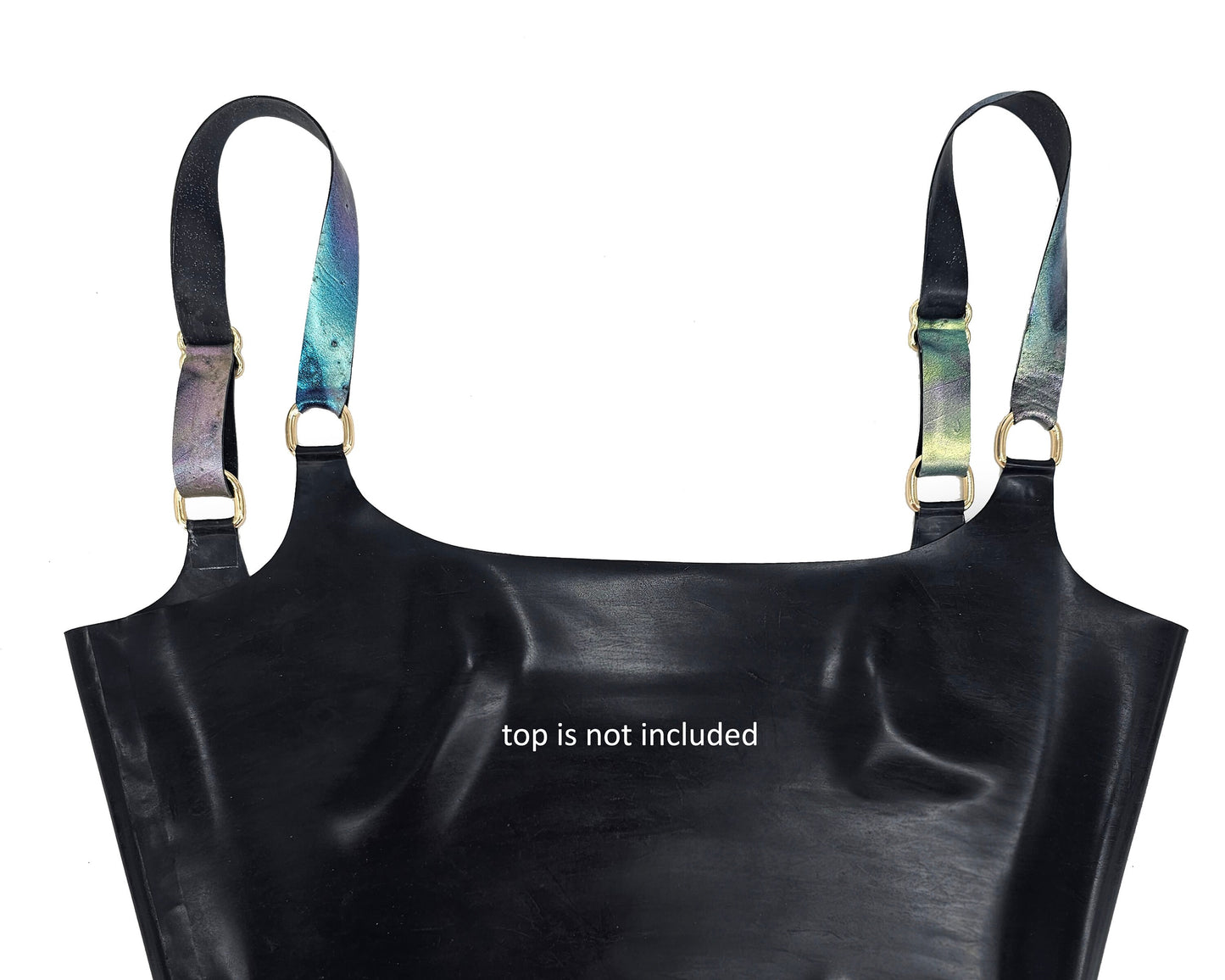Adjustable strap add on (glitter available/ with silver, gold or rainbow rings) - Lottielatex