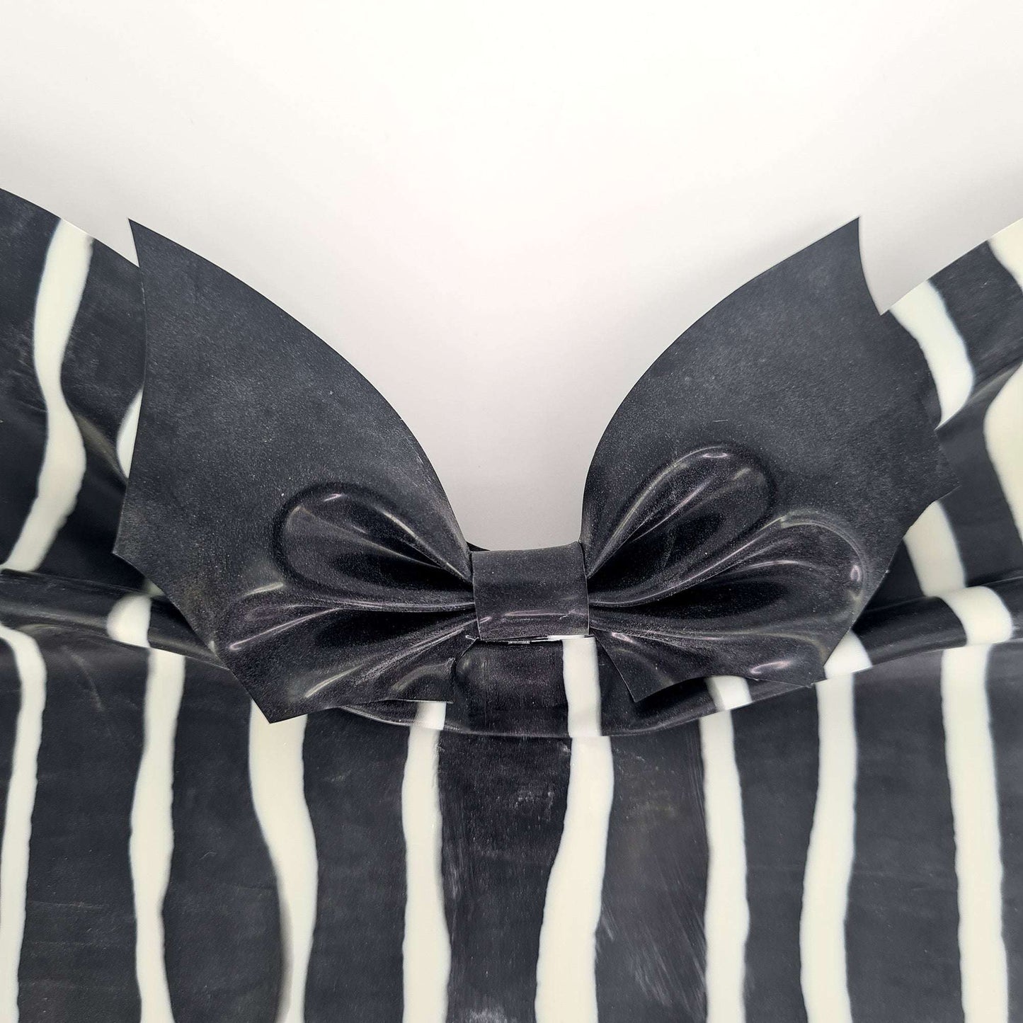 Halloween latex bandeau skater dress (with or without neck strap)