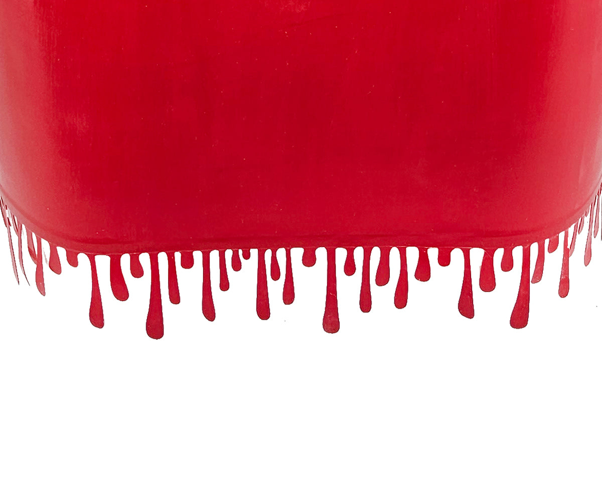Latex drip trim add on for skater skirt/dress