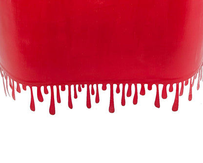 Latex drip trim add on for skater skirt/dress