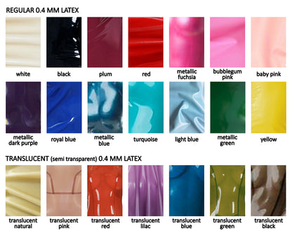 Latex panelled sweethart crop top - Lottielatex