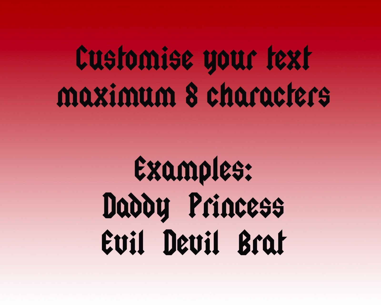 Custom lasercut latex text - Lottielatex