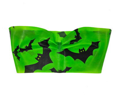 Halloween latex bandeau top