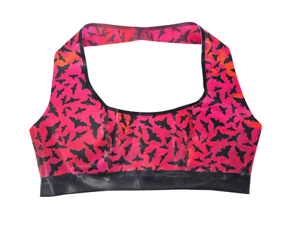 Halloween latex halter top