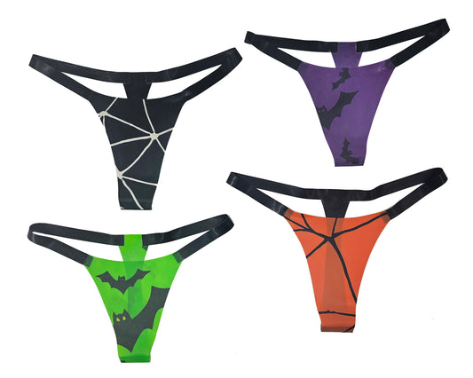 READY TO SHIP sizes xs-xl Halloween latex thong