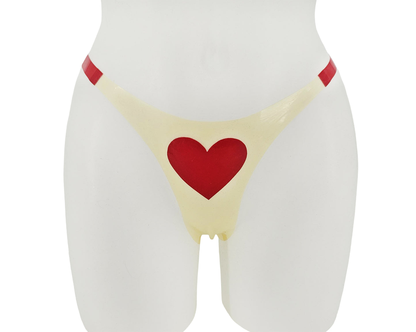 Latex heart thong - Lottielatex