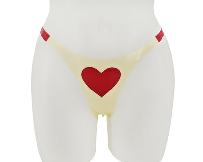 Latex heart thong - Lottielatex