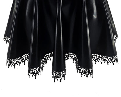 Latex lace trim add on for skater skirt/dress