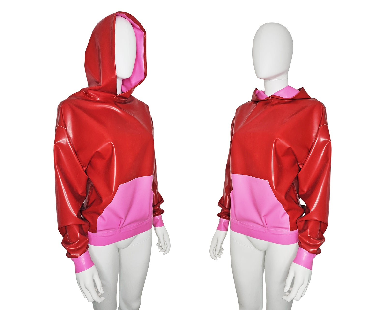 Latex hoodie with front pocket - Lottielatex