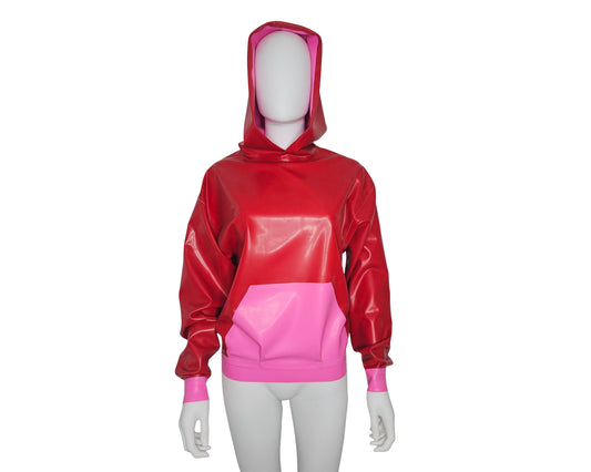Latex hoodie with front pocket - Lottielatex