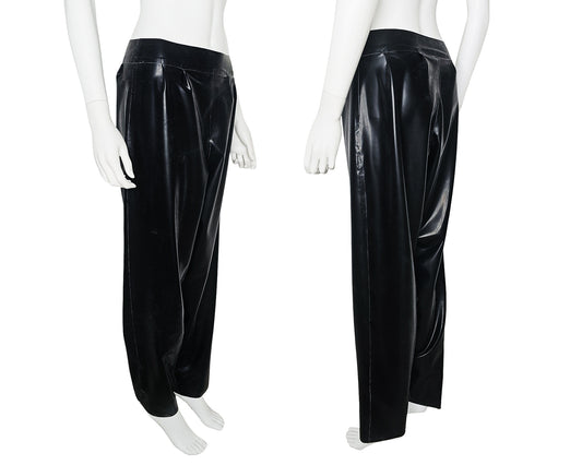 latex long jogger sweatpants trouser pants - Lottielatex