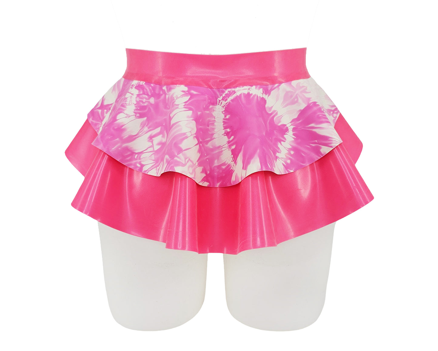 READY TO SHIP Size S Latex 2 layer peplum belt