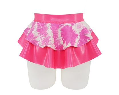 READY TO SHIP Size S Latex 2 layer peplum belt