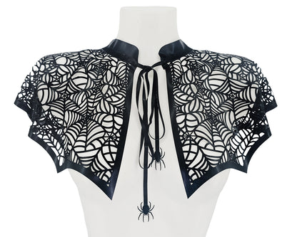 Mini-jupe péplum en latex avec ceinture