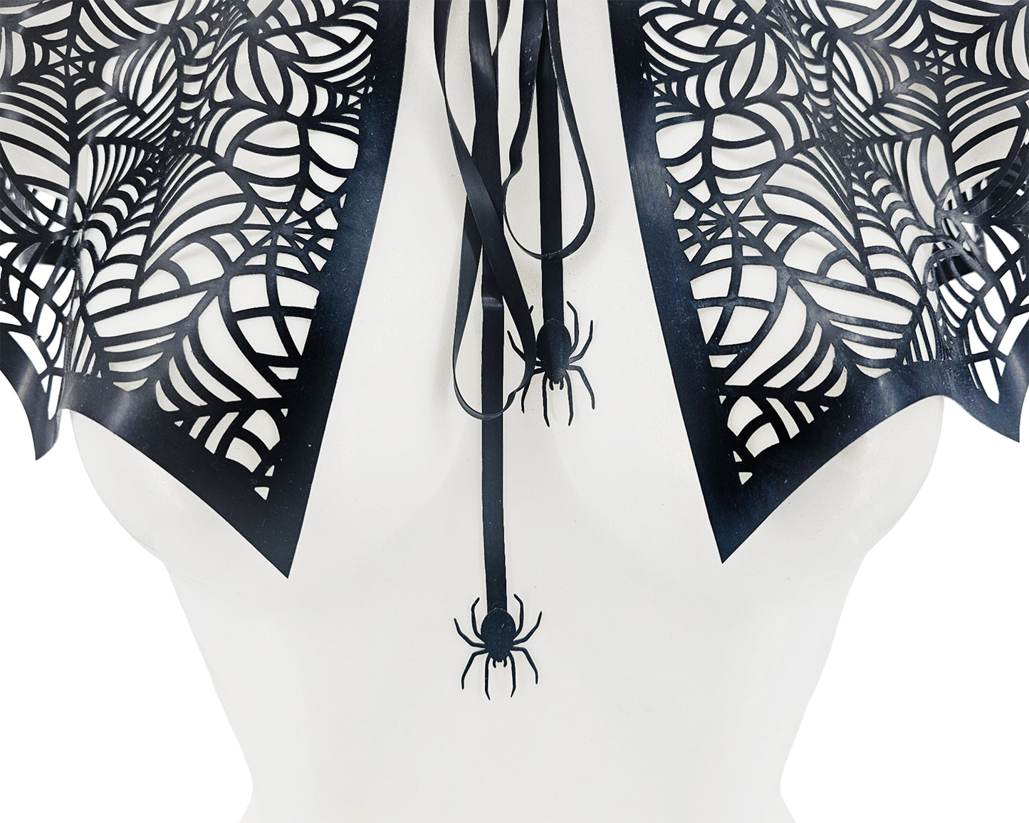 Mini-jupe péplum en latex avec ceinture