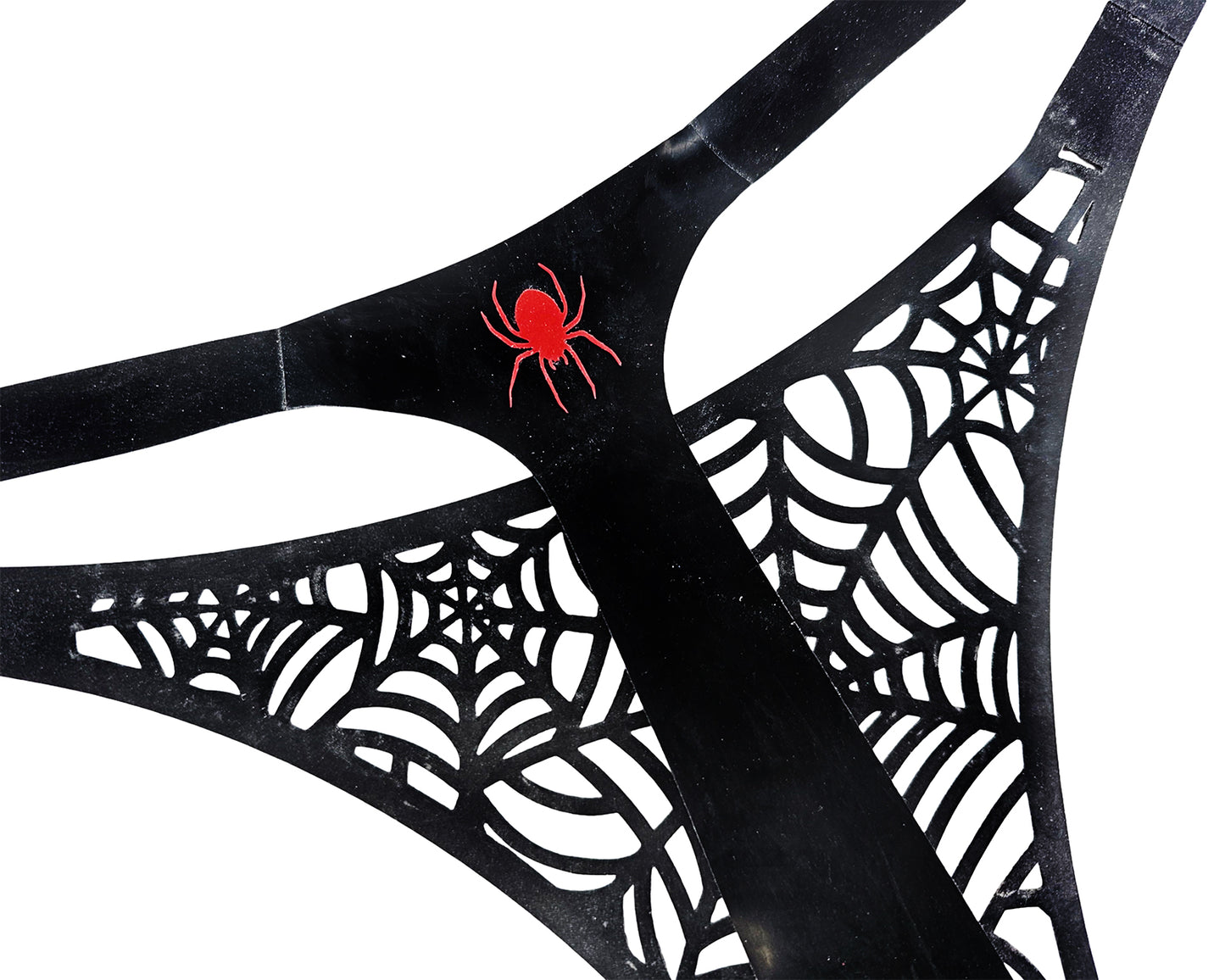 String résille en latex découpé au laser