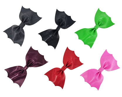 Pince à cheveux en latex avec nœud