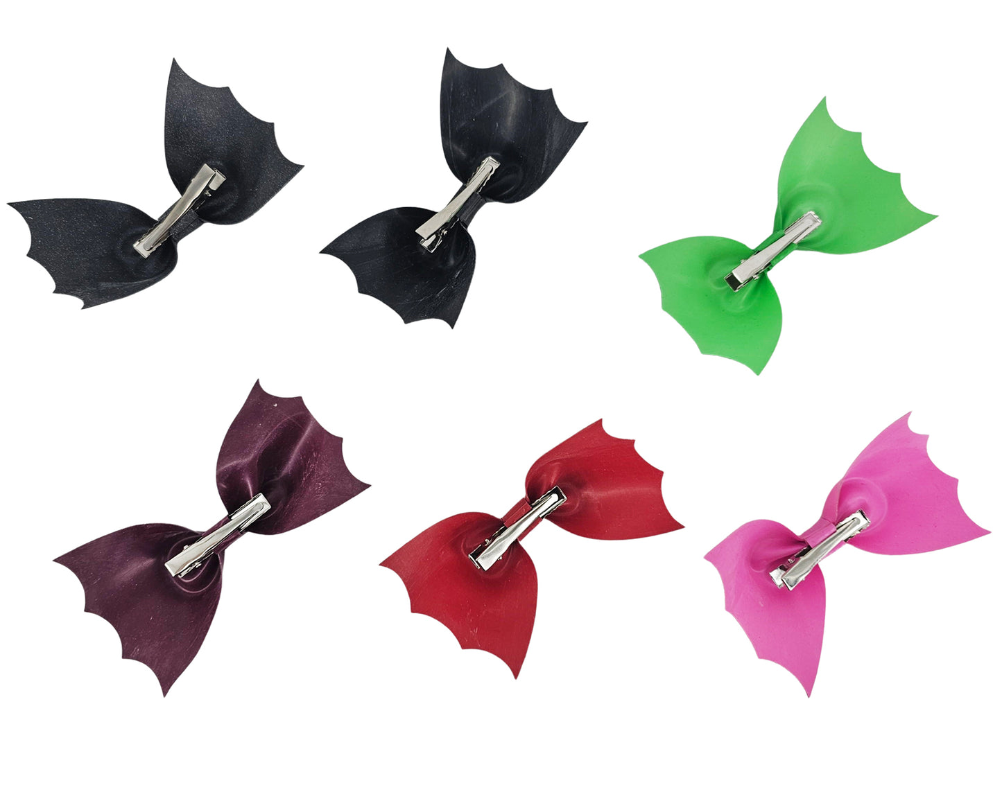 Pince à cheveux en latex avec nœud