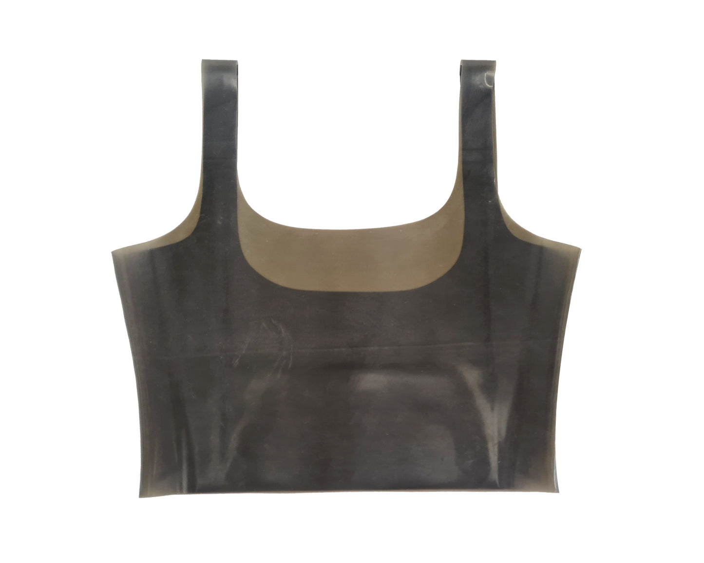 Latex long vest top