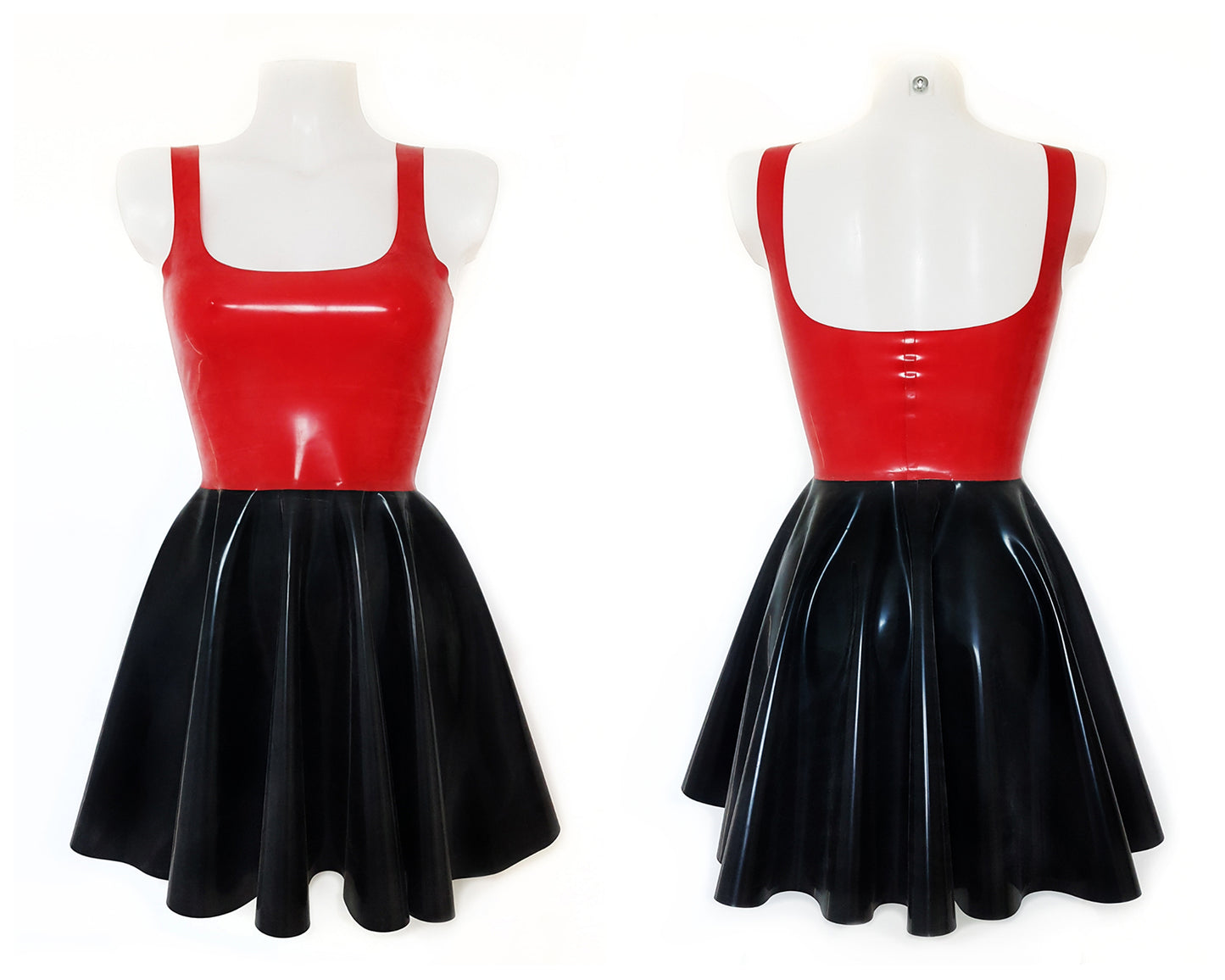 Latex skater dress - Lottielatex